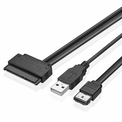 USB A to eSATA and SATA Adapter