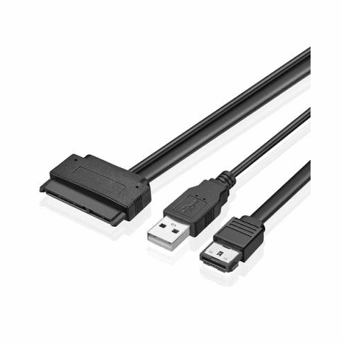 USB A to eSATA and SATA Adapter