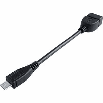 USB Female to Micro USB Male Cable Adapter