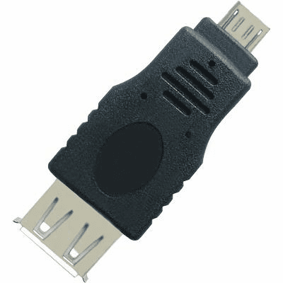 USB Female to Micro USB Male Converter Adapter