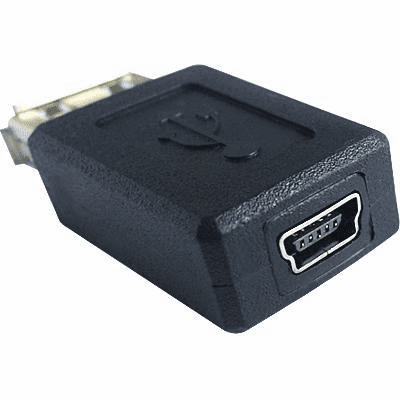 USB Female to Mini 5 pin Female Converter Adapter
