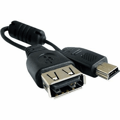 USB Female to Mini USB Male Converter Adapter Cable