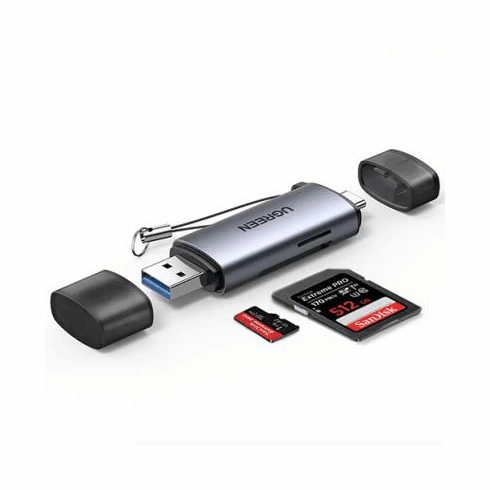 USB Type-C USB Type-A Memory Card Reader