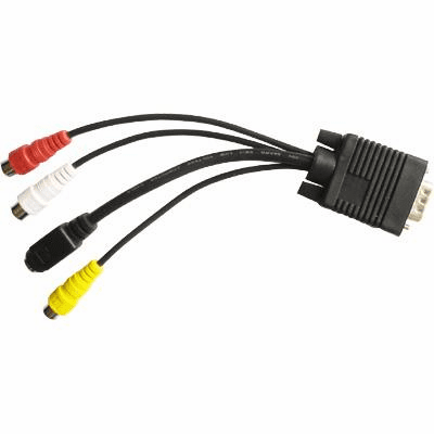 VGA/SVGA to 3 Female RCA Cable
