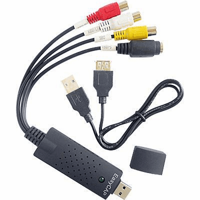 Video TV DVD VHS Audio Capture Adapter