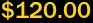$120.00