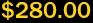 $280.00