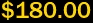 $180.00
