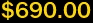 $690.00