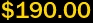 $190.00