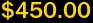 $450.00