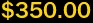 $350.00