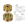 thumbnail image 2 of LActrical Alternator Clutch Pulley 8-Groove For Mercedes Benz, Valeo Alternators 2 of 4