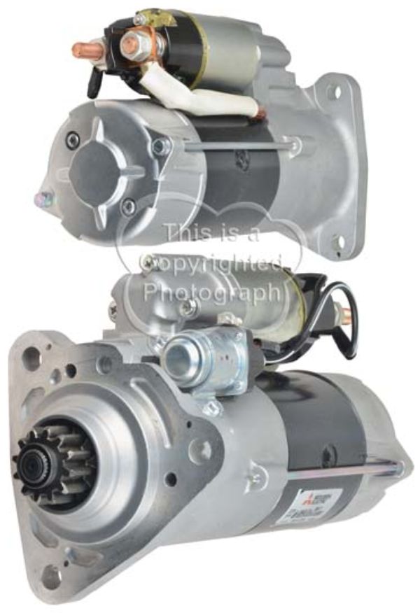 Mitsubishi Starter, 24 Volt 7kW 12 Tooth Mercedes Heavy Duty  