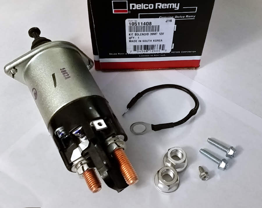 OEM DELCO SOLENOID FOR 39MT HD STARTERS - Starter Solenoids