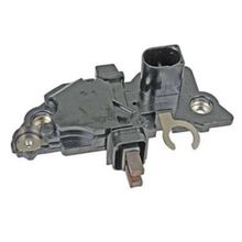 Voltage Regulator and Brushes for Alternator 2004-2005 BMW 325 330 525 530 X3 150-155 Amp without Airduct (w/ OE# 0-124-525-026, -080, -523) - 80201224
