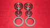 1939 & 1940 CADILLAC & LASALLE FRONT INNER AND OUTER WHEEL BEARING AND SEAL SET NEW