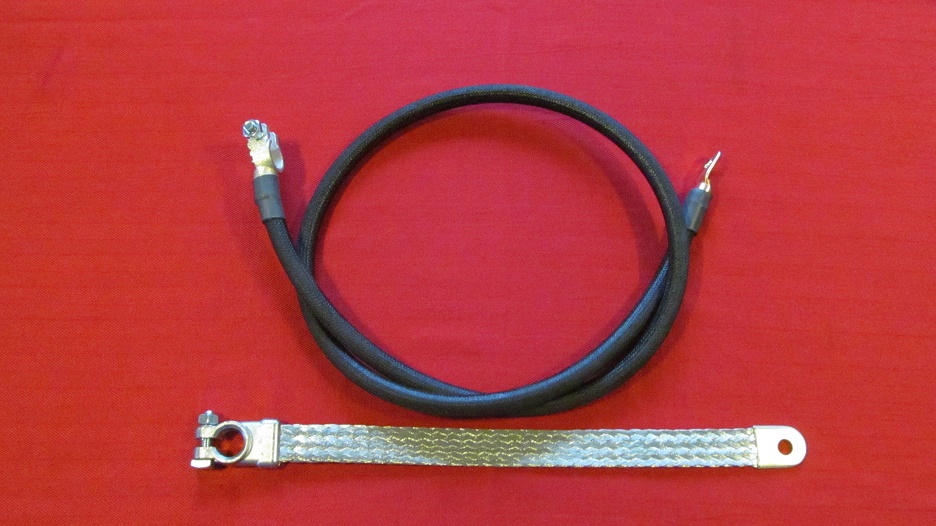 1940 LaSalle Battery Cable Set Series 50 (Battery Cable & Ground Strap)