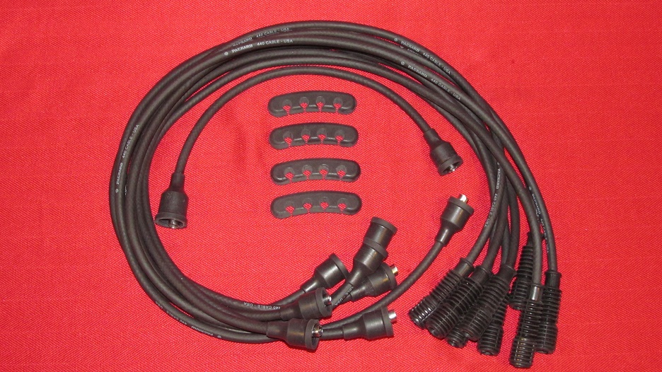 1952 1955 Cadillac Spark Plug Wire Set with wire Separator Grommets NEW