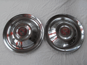 1951 CADILLAC & 1952 CADILLAC HUB CAPS PAIR USED 