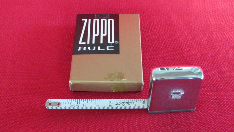 Vintage ZIPPO CADILLAC Tape Measure in ORIGINAL BOX