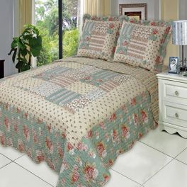 Annabel Oversized Coverlet Set Full/Queen Size 3PC