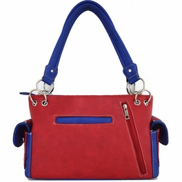 Blancho Bedding Womens [Hope] PU Leather Handbag Fashion Elegant Tote Bag RED
