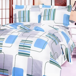 [Blue Fantasy] 100% Cotton 7PC Bed In A Bag (Full Size)