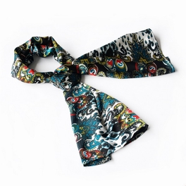 Brando Sea Green Distinctive Stylish Paisley Pattern Fashion Soft Silky Scarf/Wrap/Shawl(Small)