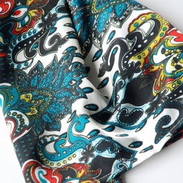Brando Sea Green Distinctive Stylish Paisley Pattern Fashion Soft Silky Scarf/Wrap/Shawl(Small)