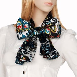 Brando Sea Green Distinctive Stylish Paisley Pattern Fashion Soft Silky Scarf/Wrap/Shawl(Small)