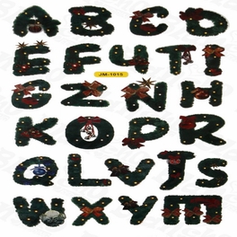 Christmas Alphabet - Hemu Wall Decals Stickers Appliques Home Decor 9.4 BY 16.5 Inches