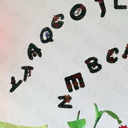 Christmas Alphabet - Hemu Wall Decals Stickers Appliques Home Decor 9.4 BY 16.5 Inches