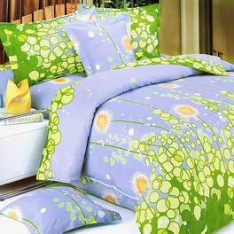 [Dandelion Dream] 100% Cotton 4PC Sheet Set (Full Size)