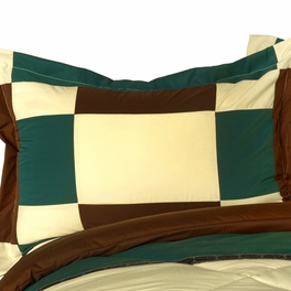 [Elegant Art] Quilted Patchwork Down Alternative Comforter Set (Full/Queen Size)