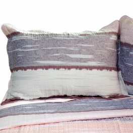 [Elegant Painting] 3PC Cotton Vermicelli-Quilted Printed Quilt Set (Full/Queen Size)
