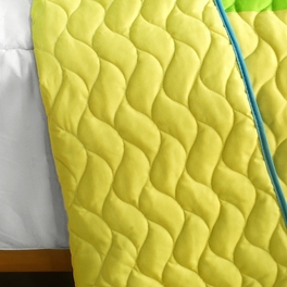 [Enjoying Free] 3PC Vermicelli-Quilted Patchwork Quilt Set (Full/Queen Size)