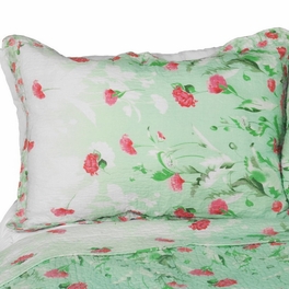 [Gakuen Alice] 3PC Cotton Vermicelli-Quilted Printed Quilt Set (Full/Queen Size)