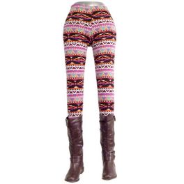 [Geometric] Fashion Women's Legging New Novelty Footless Tights Skinny Pants Stretch Pants One Size