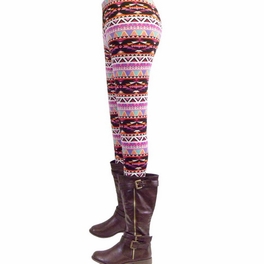 [Geometric] Fashion Women's Legging New Novelty Footless Tights Skinny Pants Stretch Pants One Size