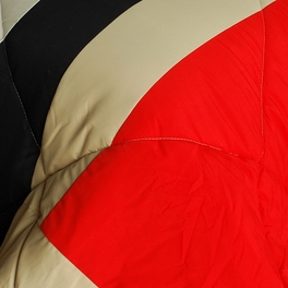 [Home Prairie] Quilted Patchwork Down Alternative Comforter Set (Full/Queen Size)