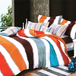 [Irish Spring] 100% Cotton 3PC Comforter Cover/Duvet Cover Combo (Twin Size)
