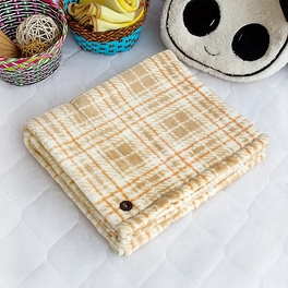 [Lovely Panda] Fleece Throw Blanket In A Shoulder Bag / Travel Pillow Blanket (27.2 by 59.4 inches)