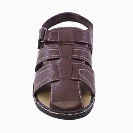 Mens Casual/Outdoor Sling Back Sandal BROWN