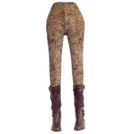 [Mini-Leopard] Fashion Women's Legging New Novelty Footless Tights Skinny Pants Stretch Pants One Size