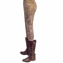 [Mini-Leopard] Fashion Women's Legging New Novelty Footless Tights Skinny Pants Stretch Pants One Size