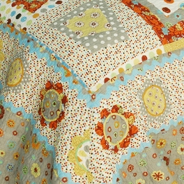 [My Childhood] Cotton 3PC Vermicelli-Quilted Printed Quilt Set (Full/Queen Size)