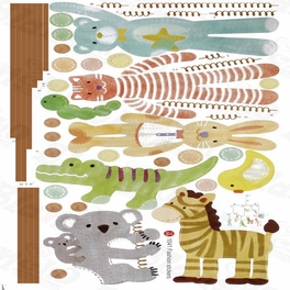Puppet Dolls - Hemu Wall Decals Stickers Appliques Home Decor 12.6 BY 23.6 Inches