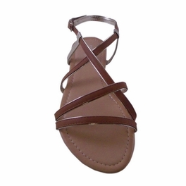 Sunny One Toe Chain Decorated Flat Sandal