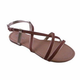 Sunny One Toe Chain Decorated Flat Sandal